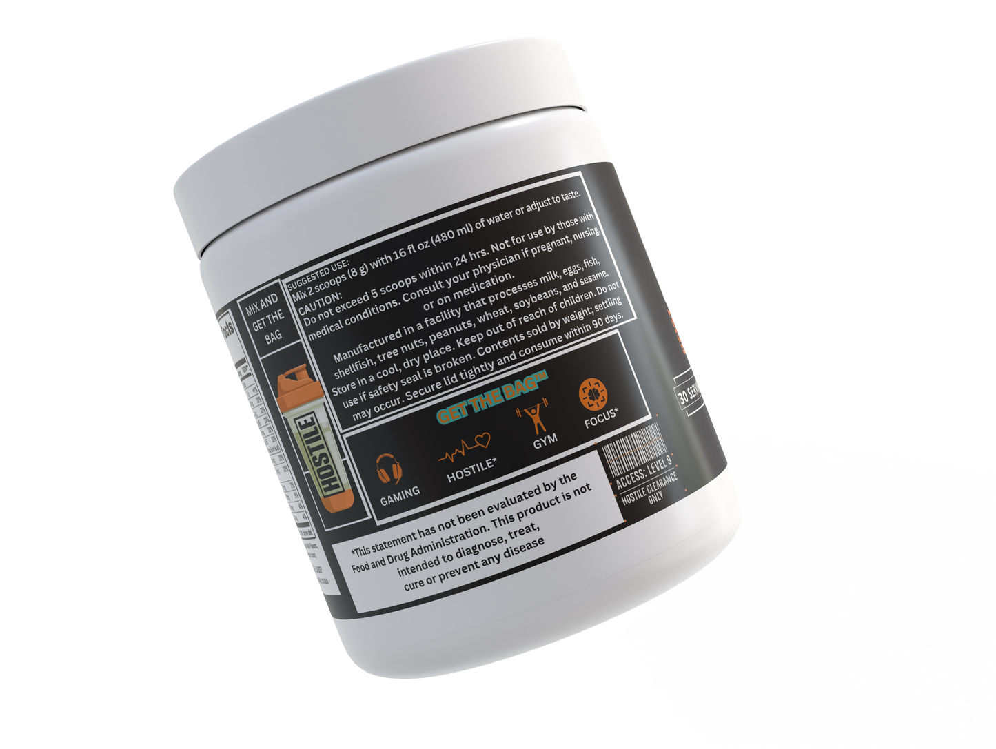 HOSTILE- ZERO TRACE Hydration Mango
