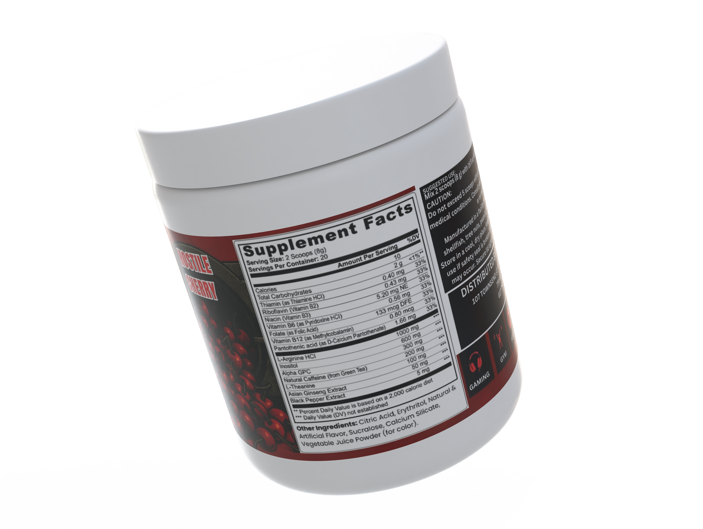 HOSTILE HEIST CHERRY FOCUS TUB